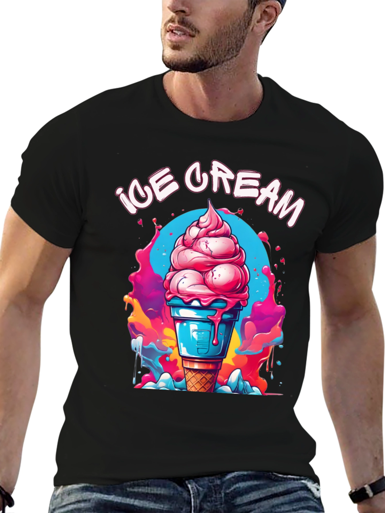 Ice Cream Graphic T-Shirt