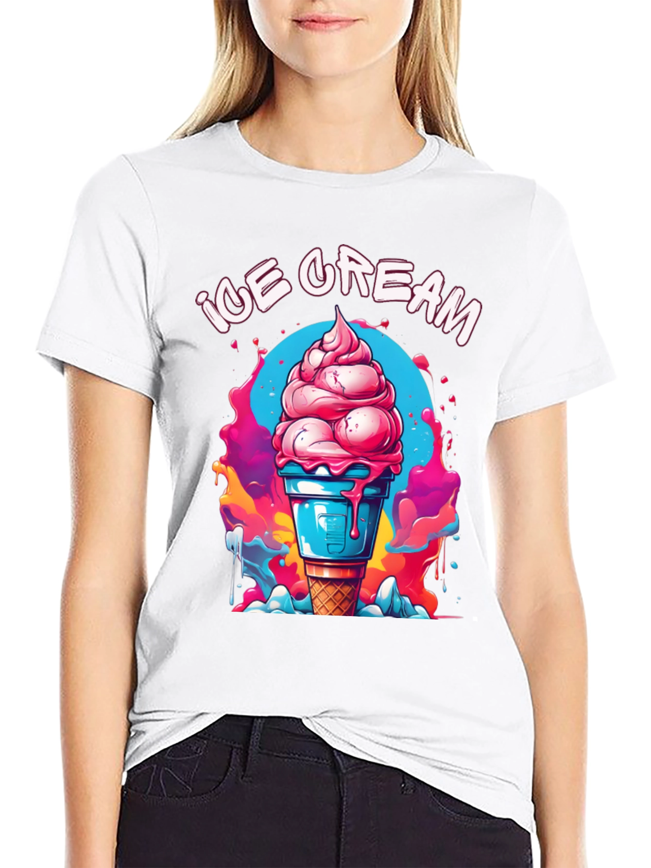 Ice Cream Graphic T-Shirt