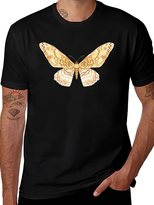 Moth Graphic T-Shirt - Stylish Nature Tee