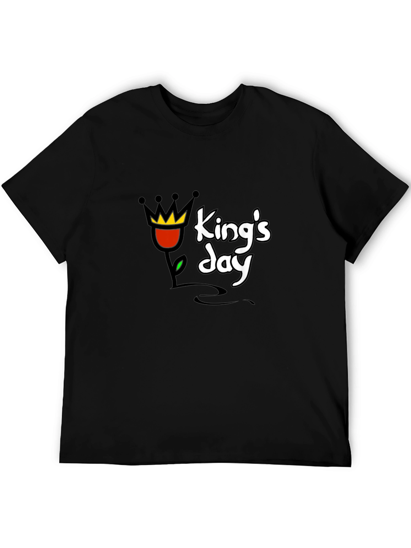 Kings Day Graphic T-Shirt - Black