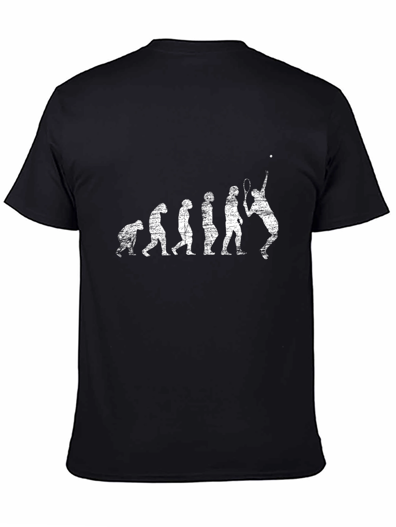 Tennis Evolution Graphic Tee - Black