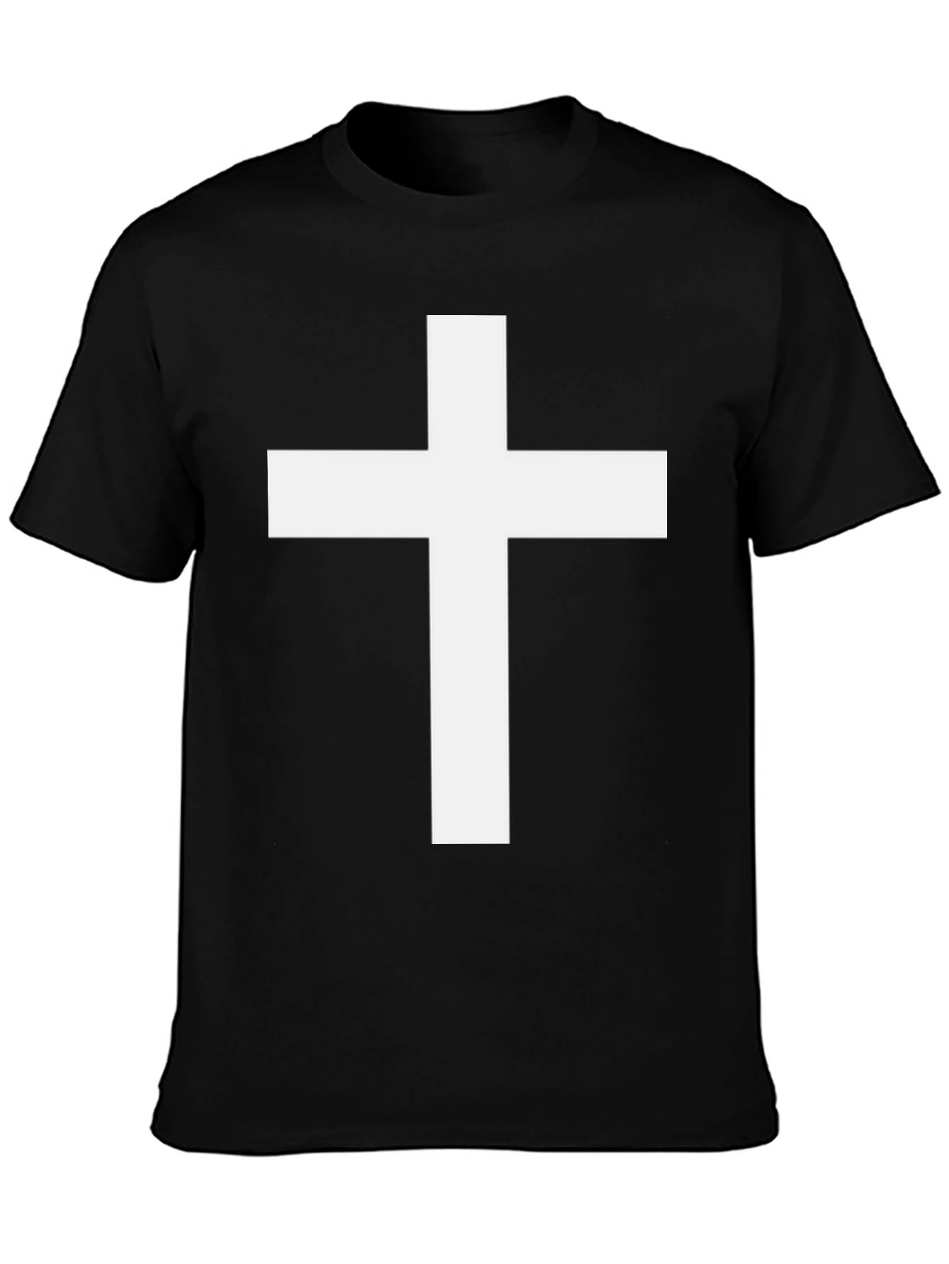 Simple Cross Graphic T-Shirt - Unisex