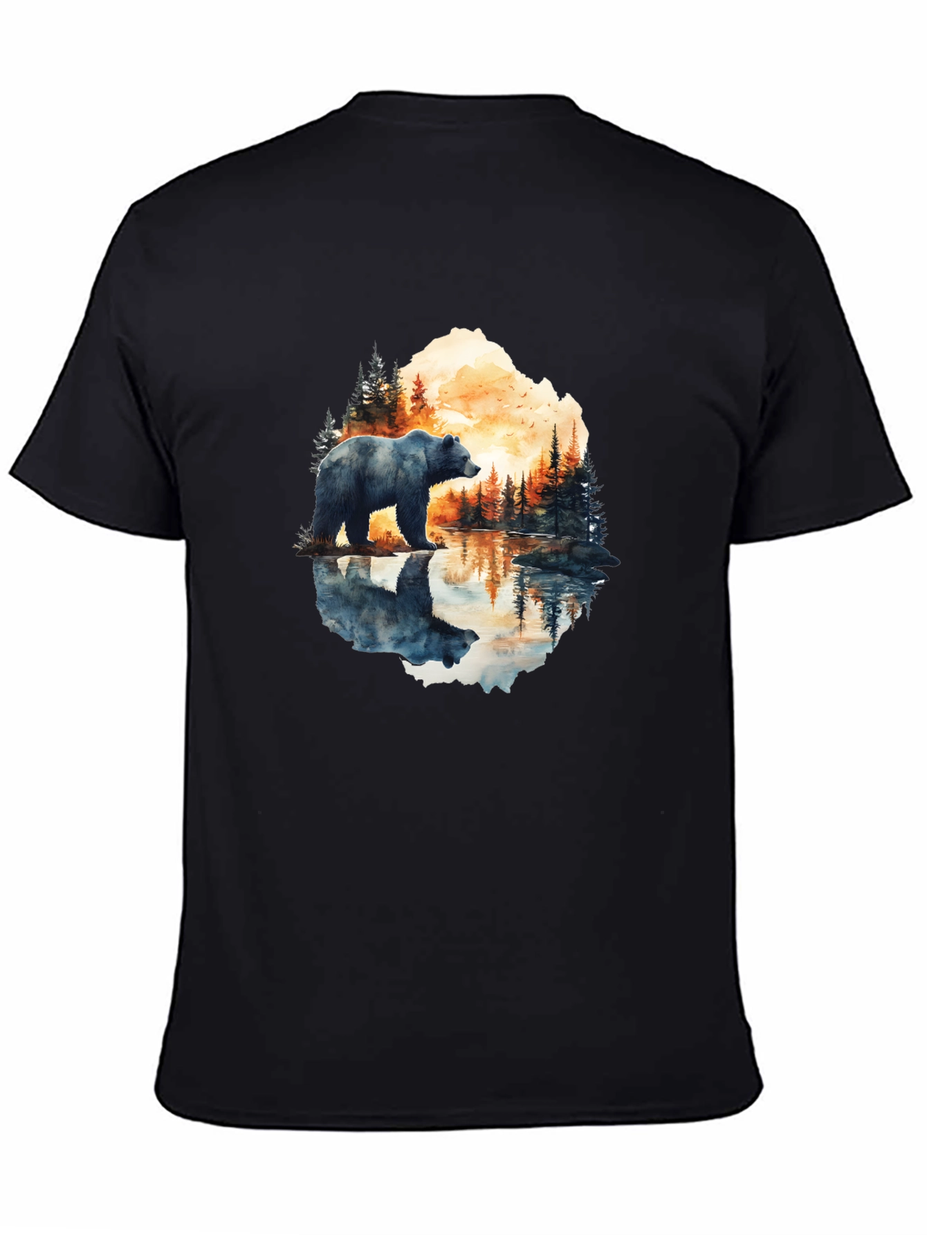 Bear Reflection Graphic Tee