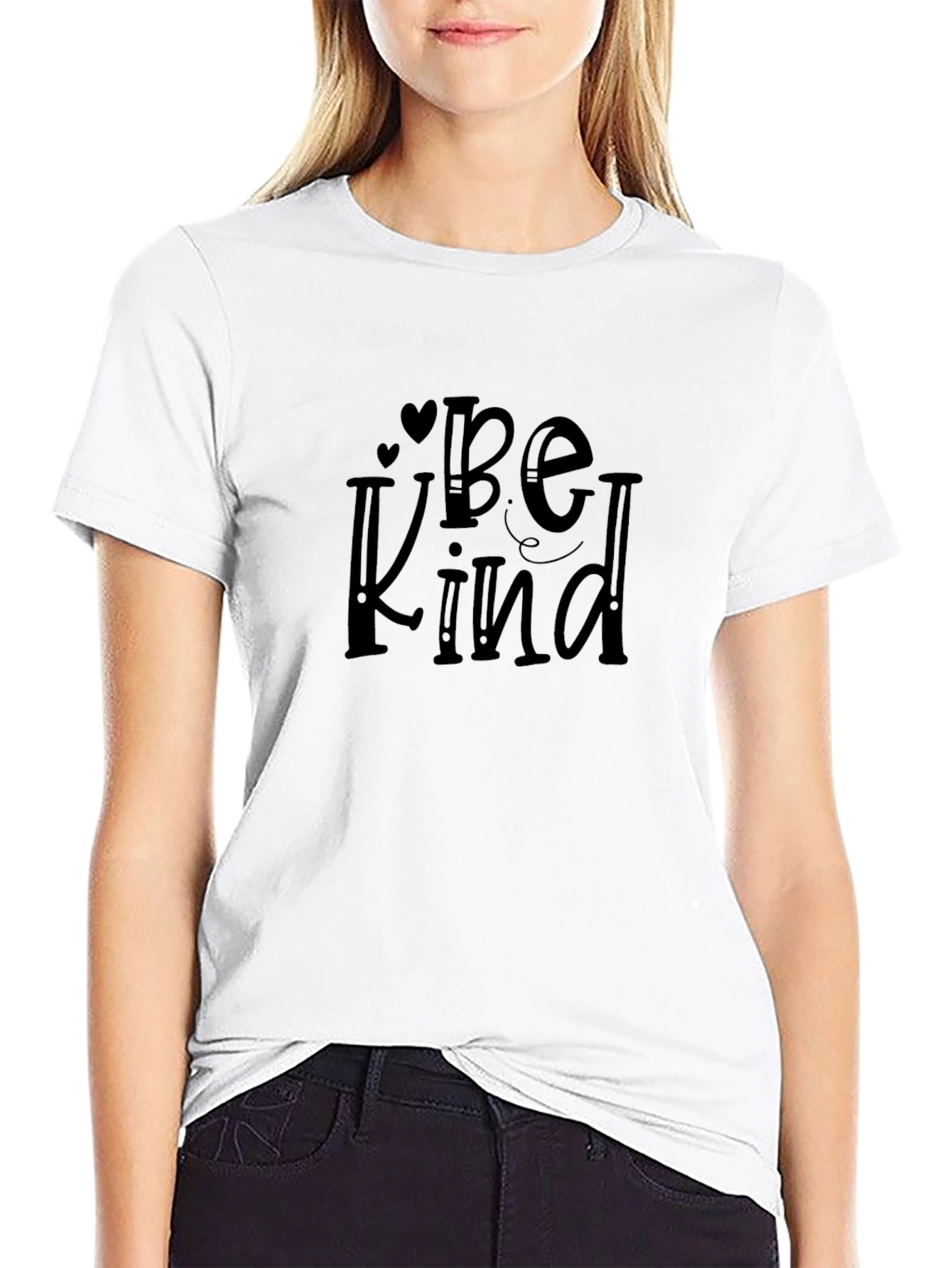 Be Kind Graphic Tee - Black Short Sleeve