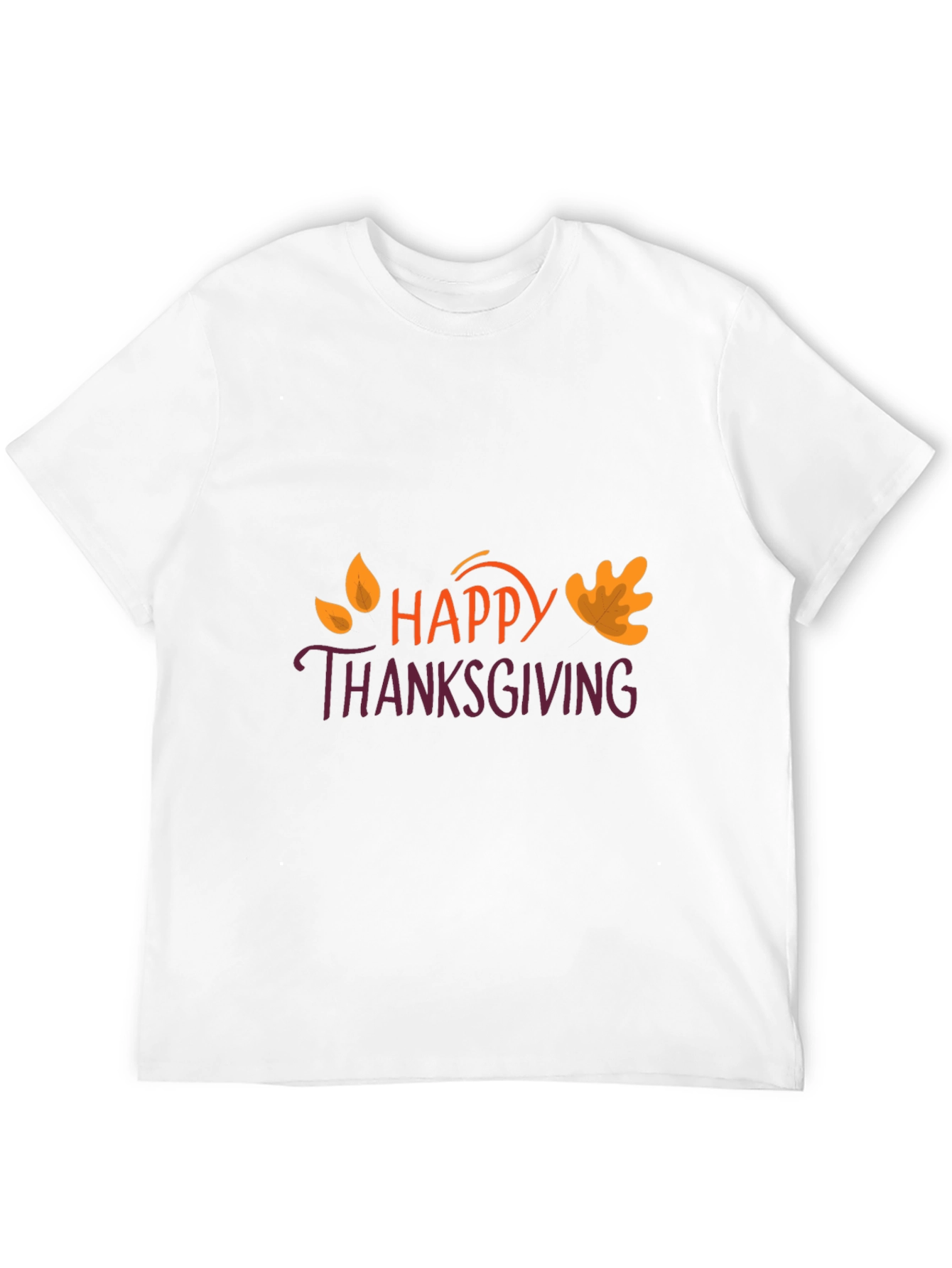 Happy Thanksgiving Graphic Tee - Holiday Apparel