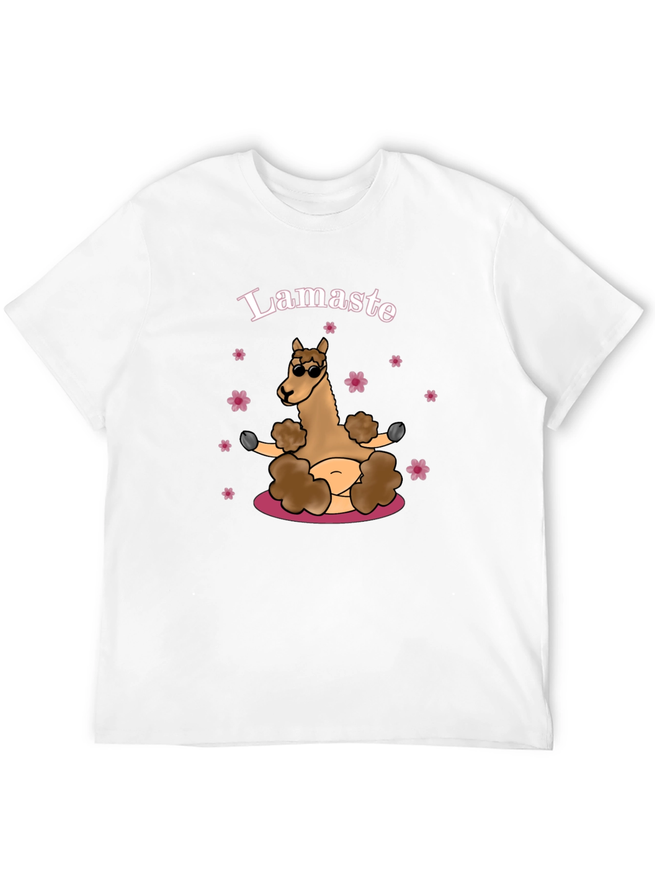 Lamaste Yoga Llama Graphic T-Shirt