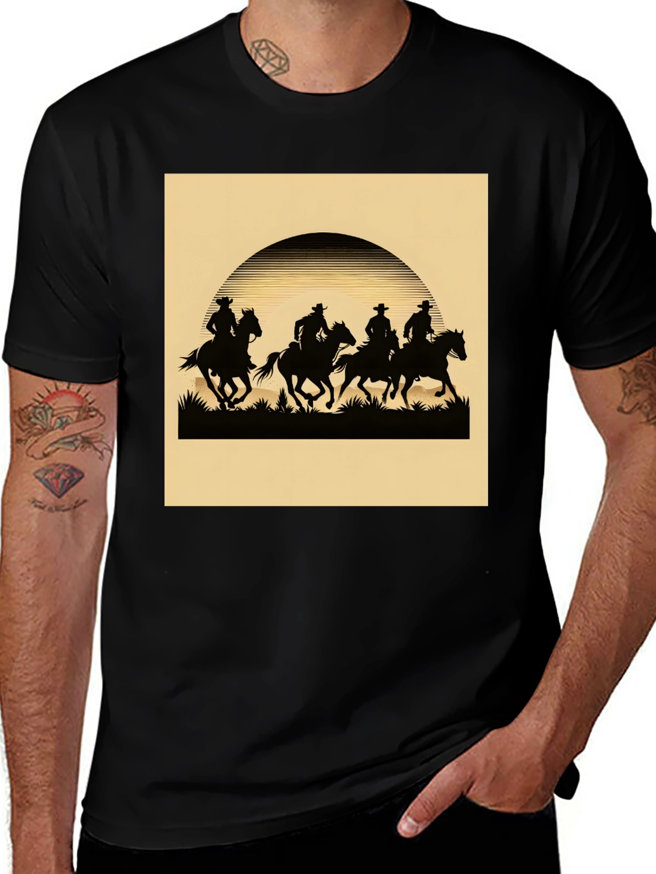 Cowboy Silhouette Graphic Tee