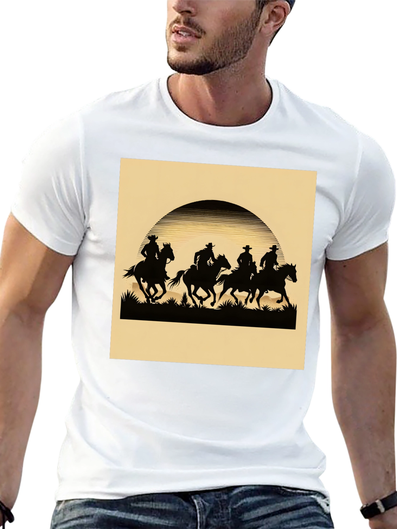 Cowboy Silhouette Graphic Tee