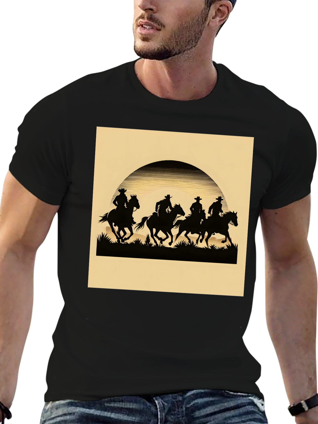 Cowboy Silhouette Graphic Tee