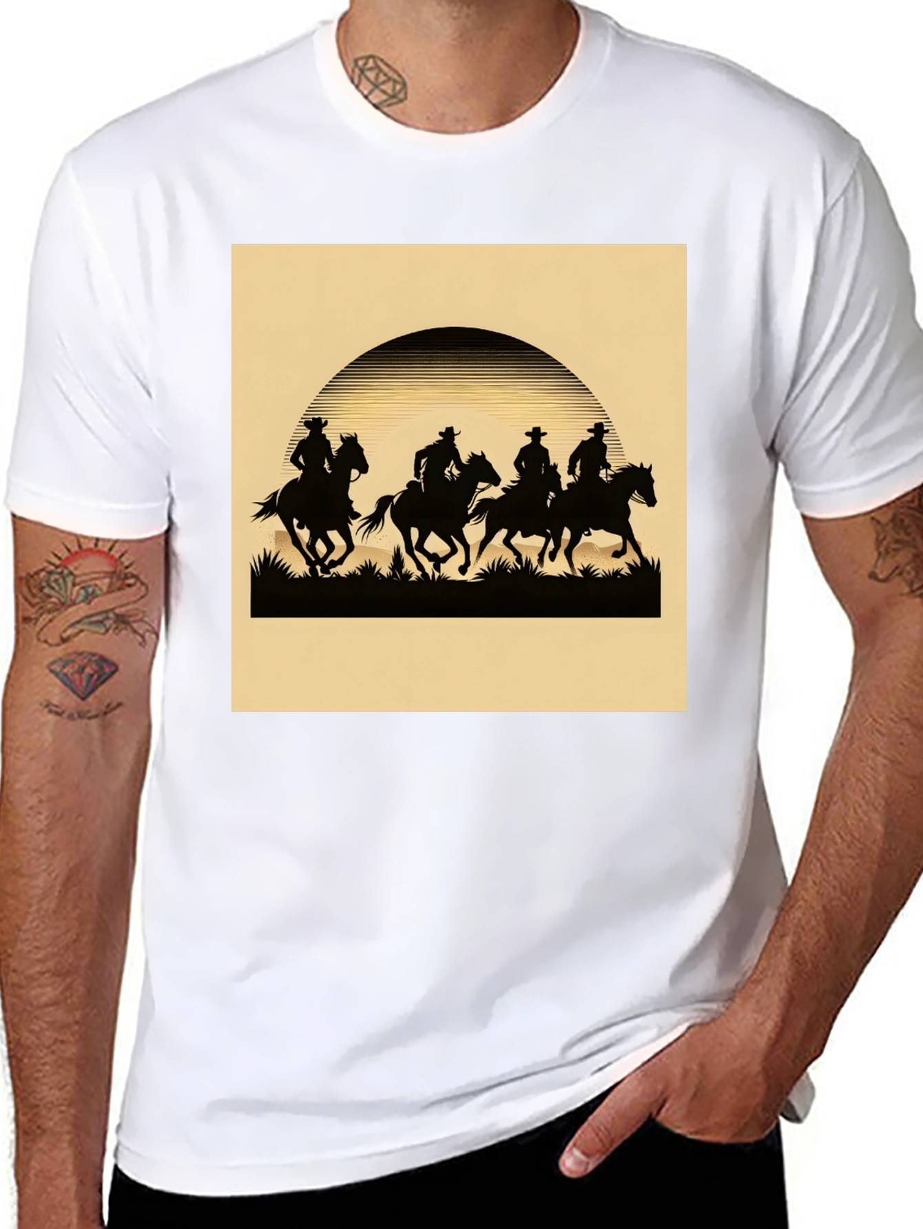 Cowboy Silhouette Graphic Tee