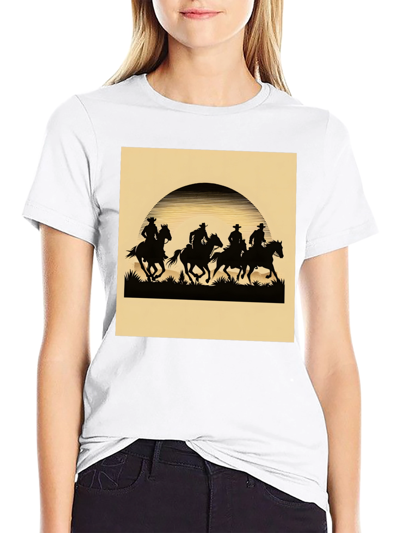 Cowboy Silhouette Graphic Tee