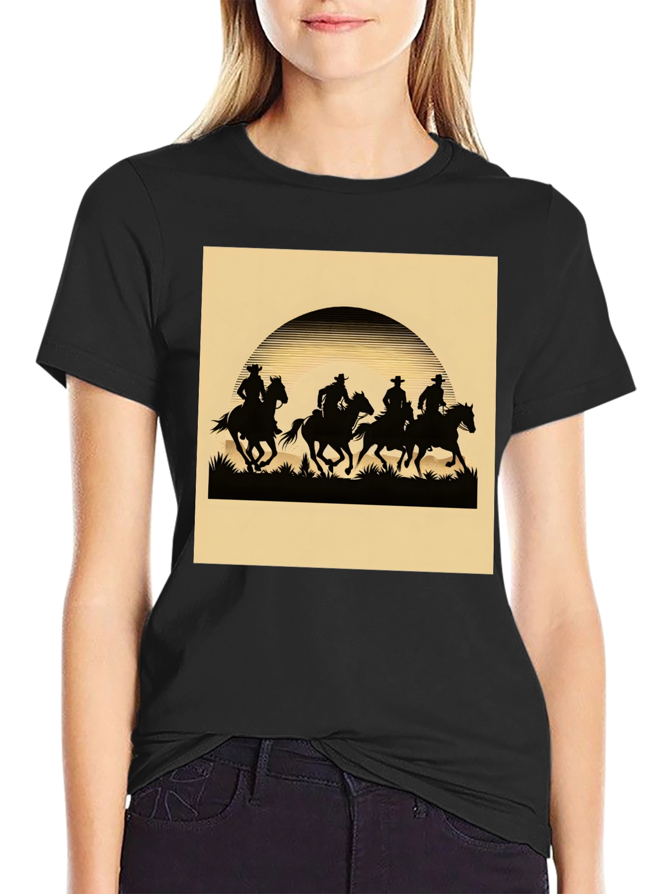 Cowboy Silhouette Graphic Tee