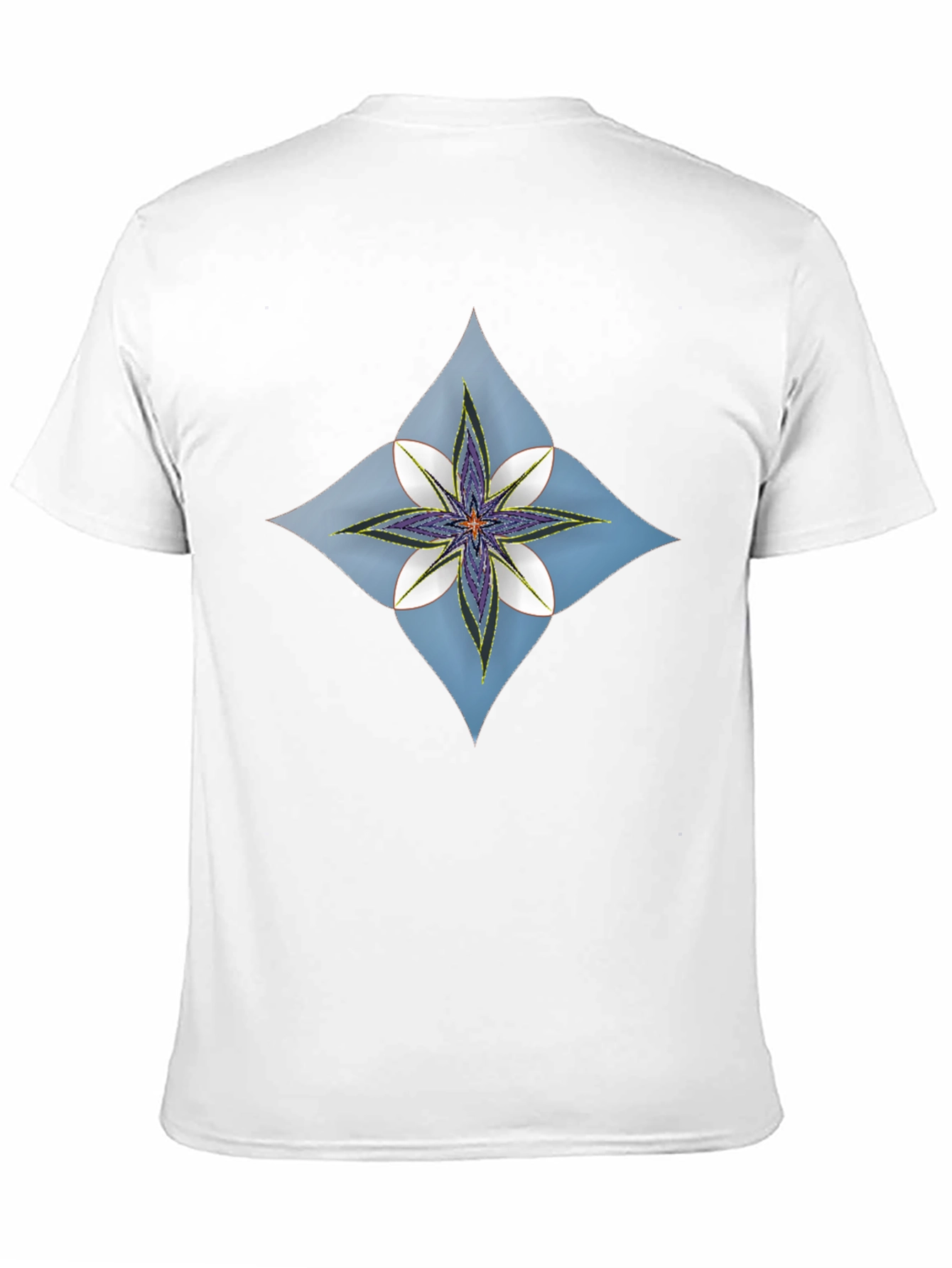 Floral Diamond Black T-Shirt