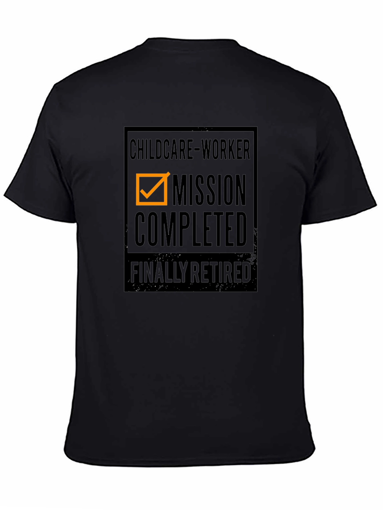 Childcare Worker Mission Completed Retirement Tee