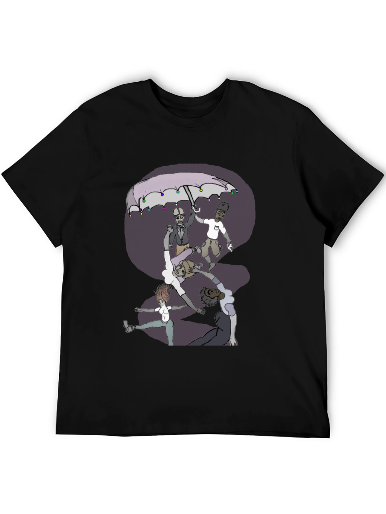 Artistic Graphic Print T-Shirt - Unique Design