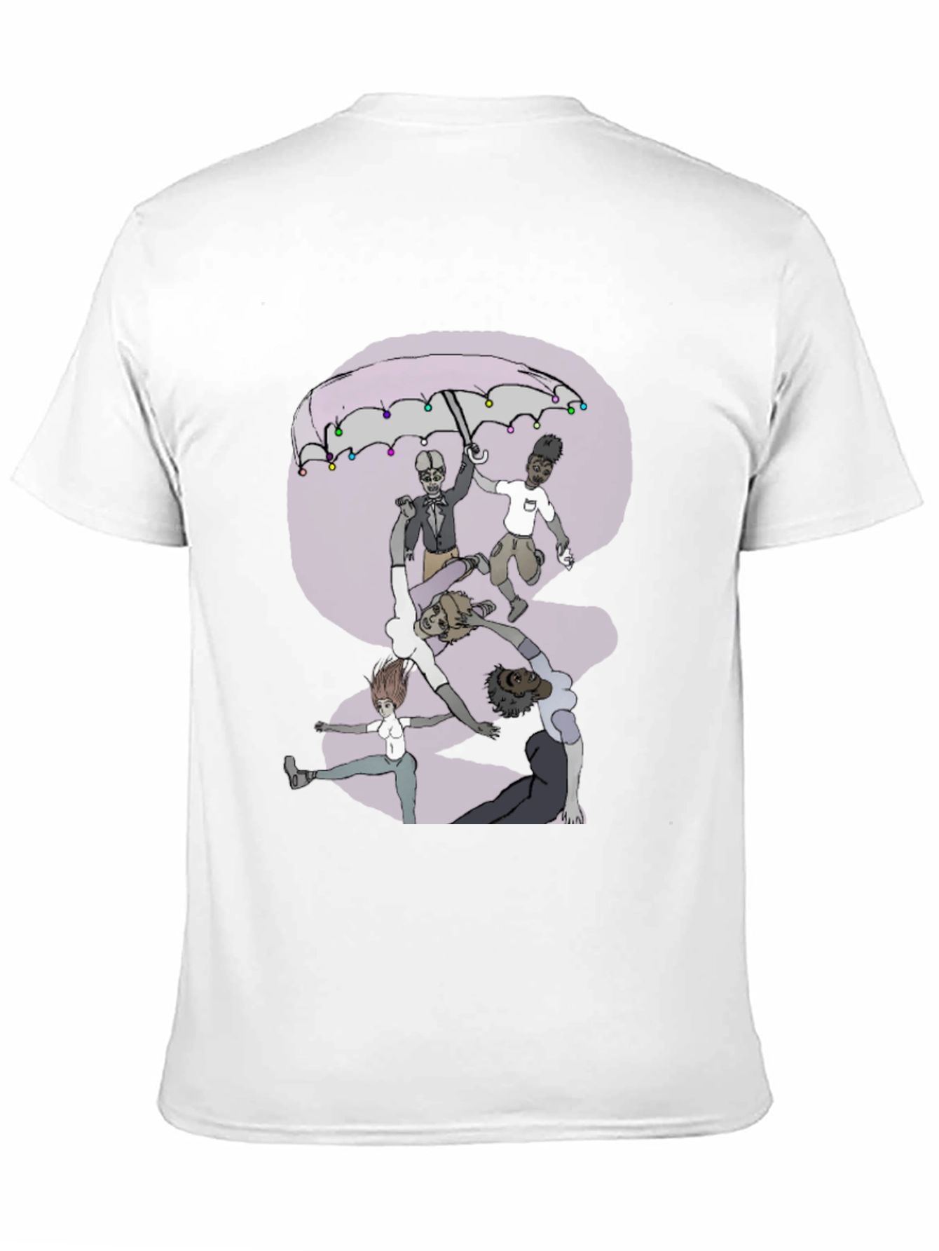 Artistic Graphic Print T-Shirt - Unique Design
