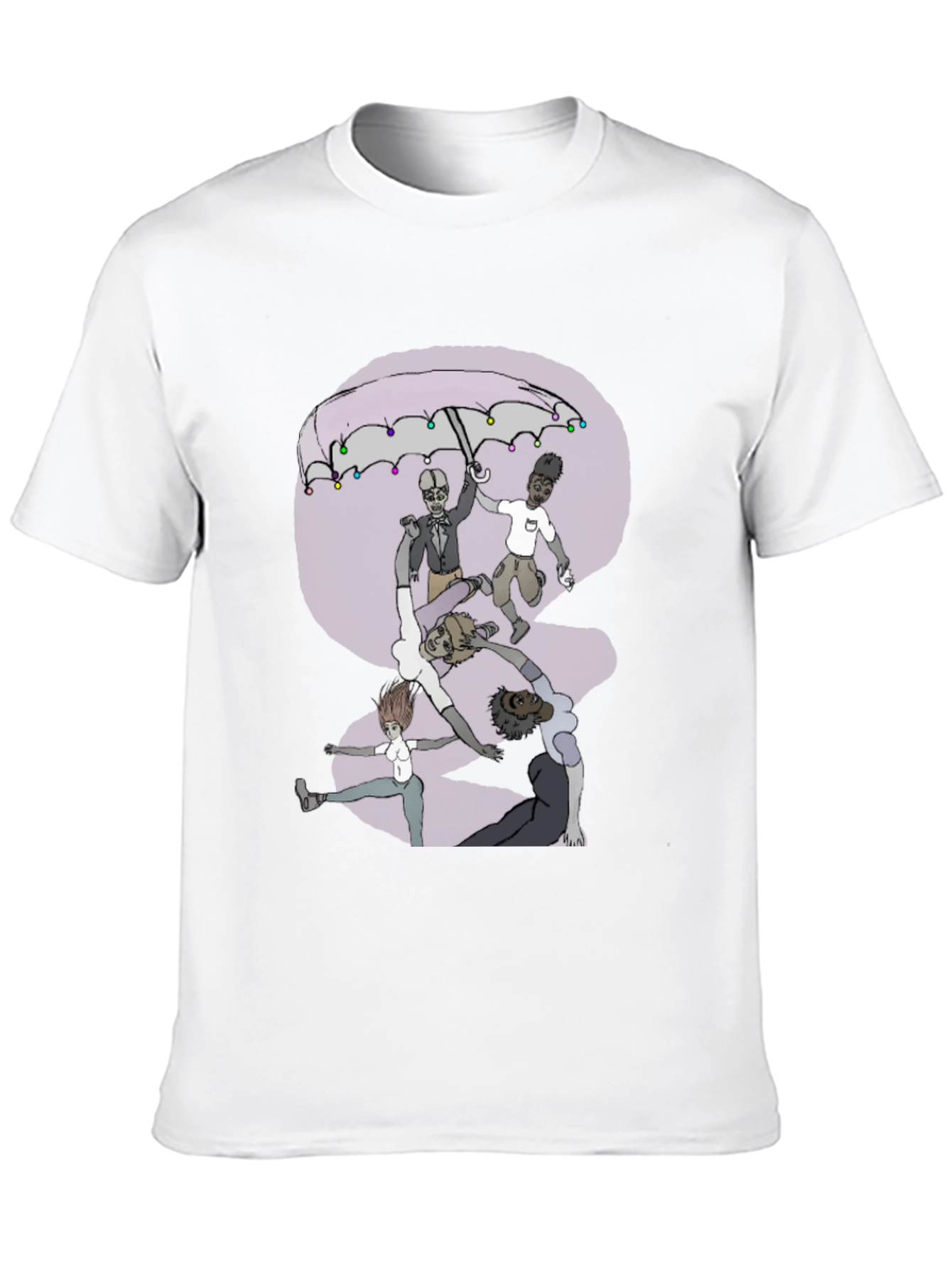 Artistic Graphic Print T-Shirt - Unique Design
