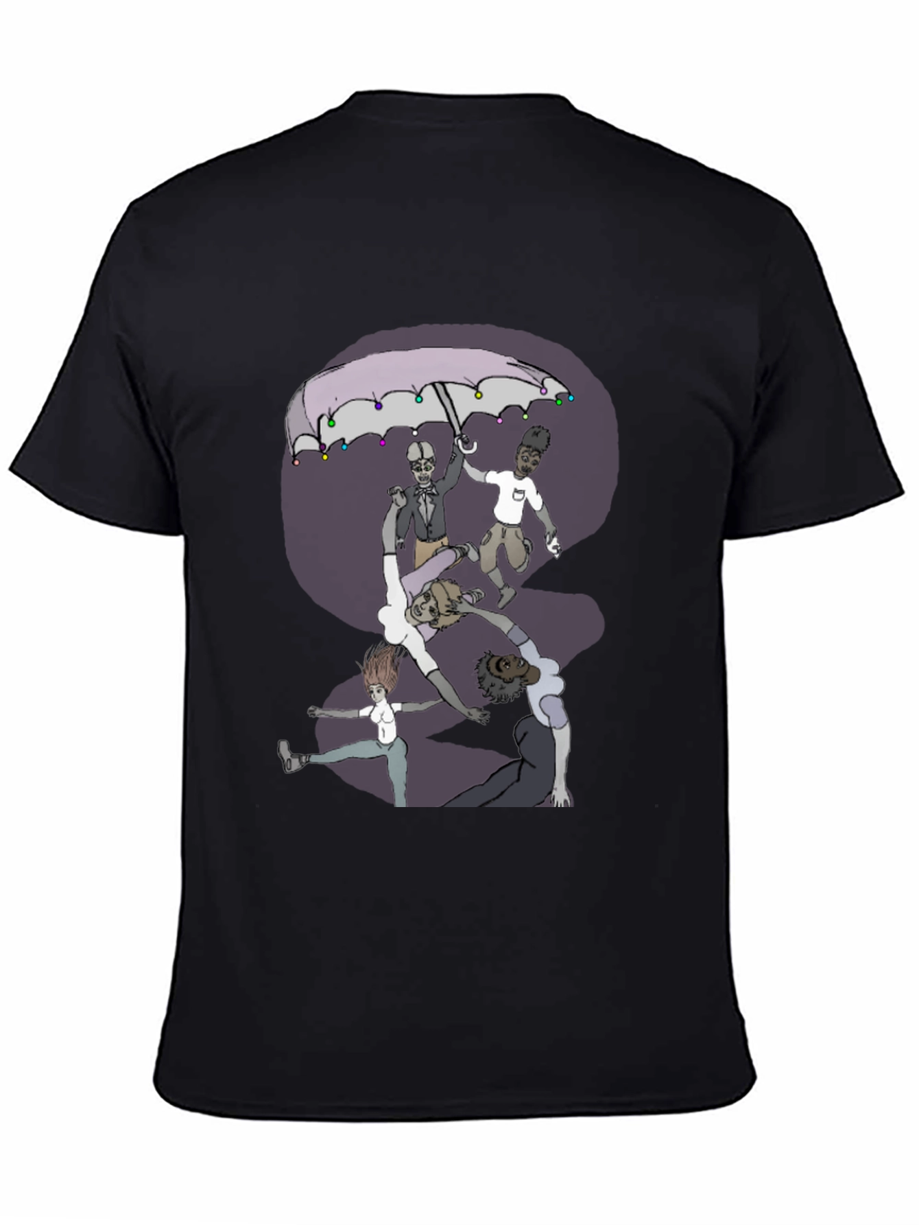 Artistic Graphic Print T-Shirt - Unique Design