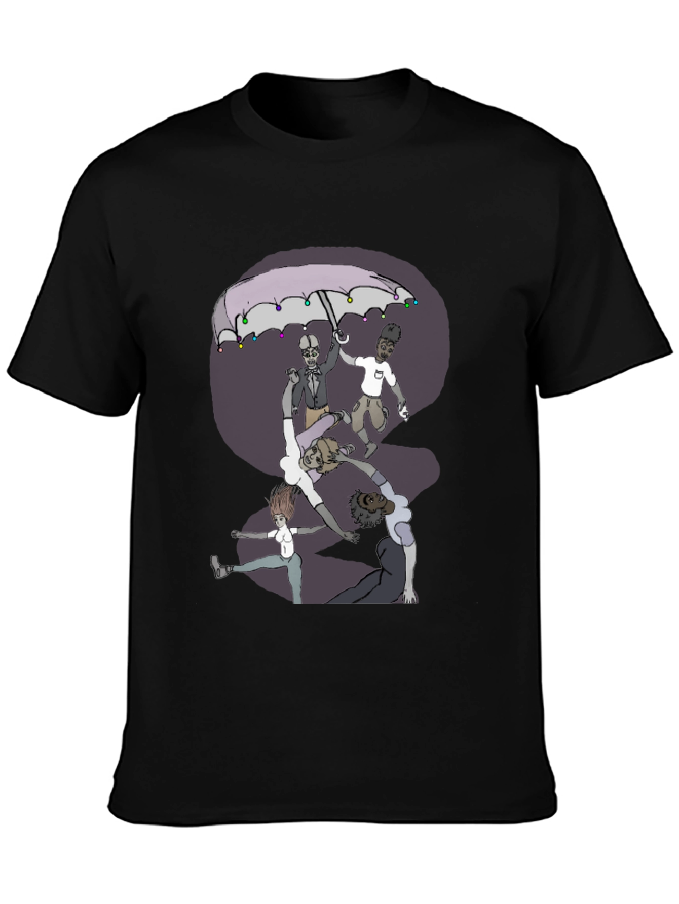 Artistic Graphic Print T-Shirt - Unique Design