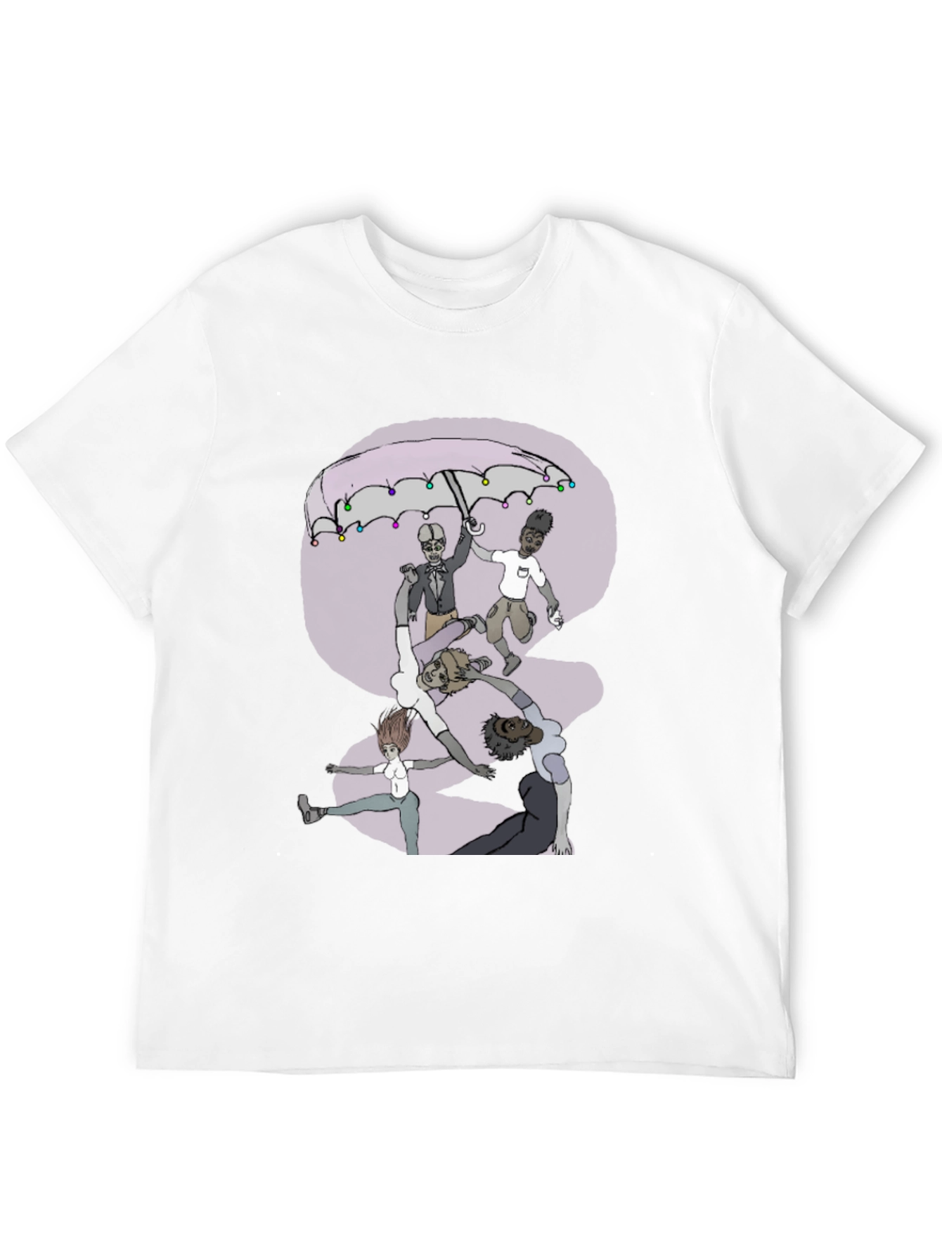 Artistic Graphic Print T-Shirt - Unique Design