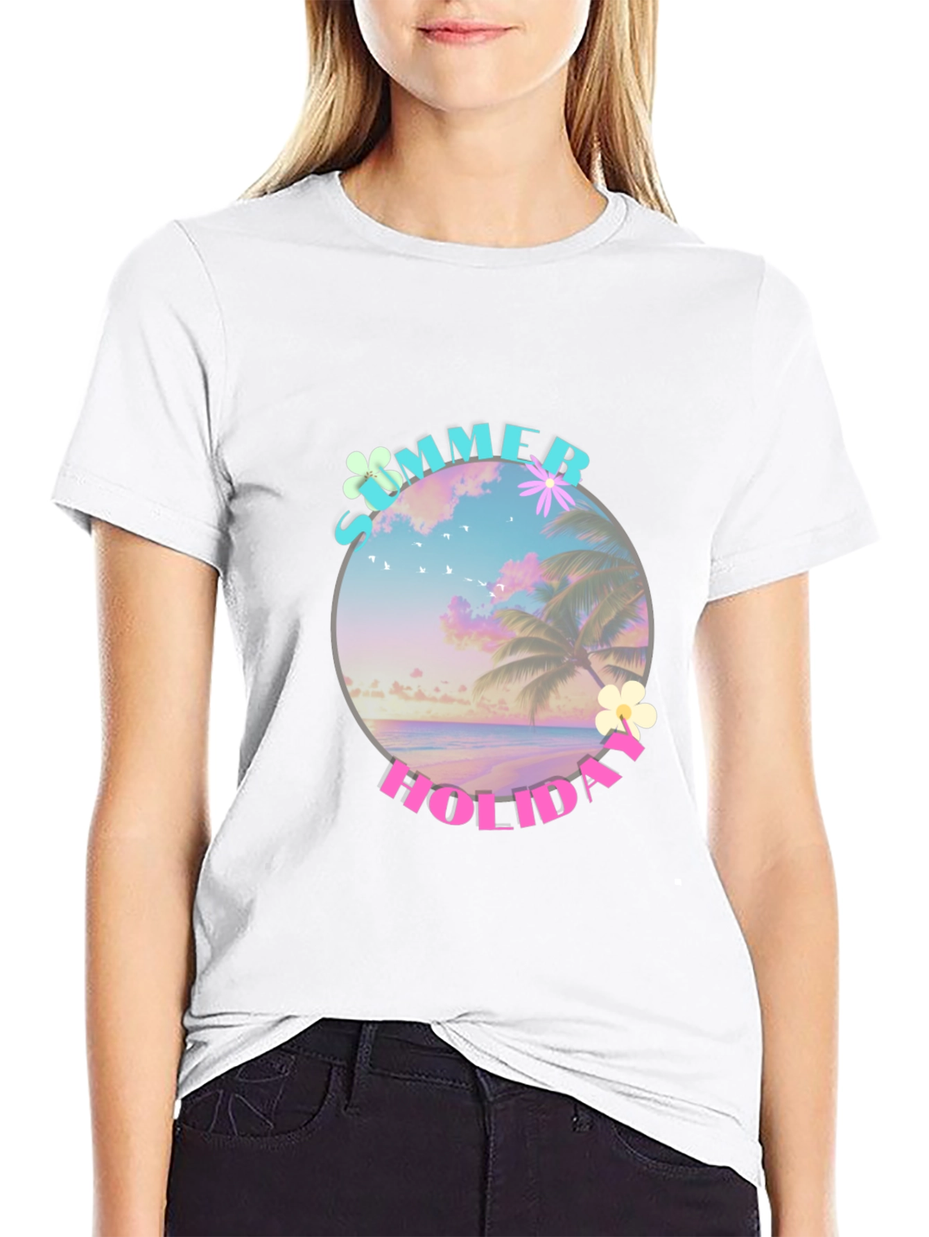 Summer Holiday Graphic Tee - Beach Vibes