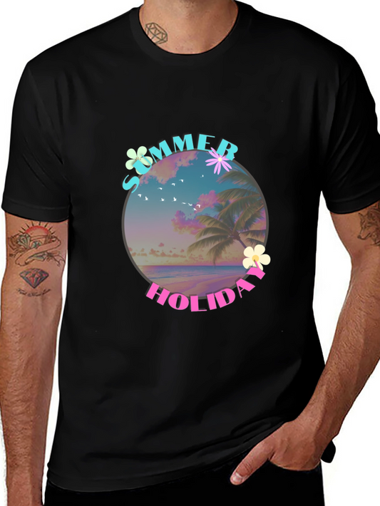 Summer Holiday Graphic Tee - Beach Vibes