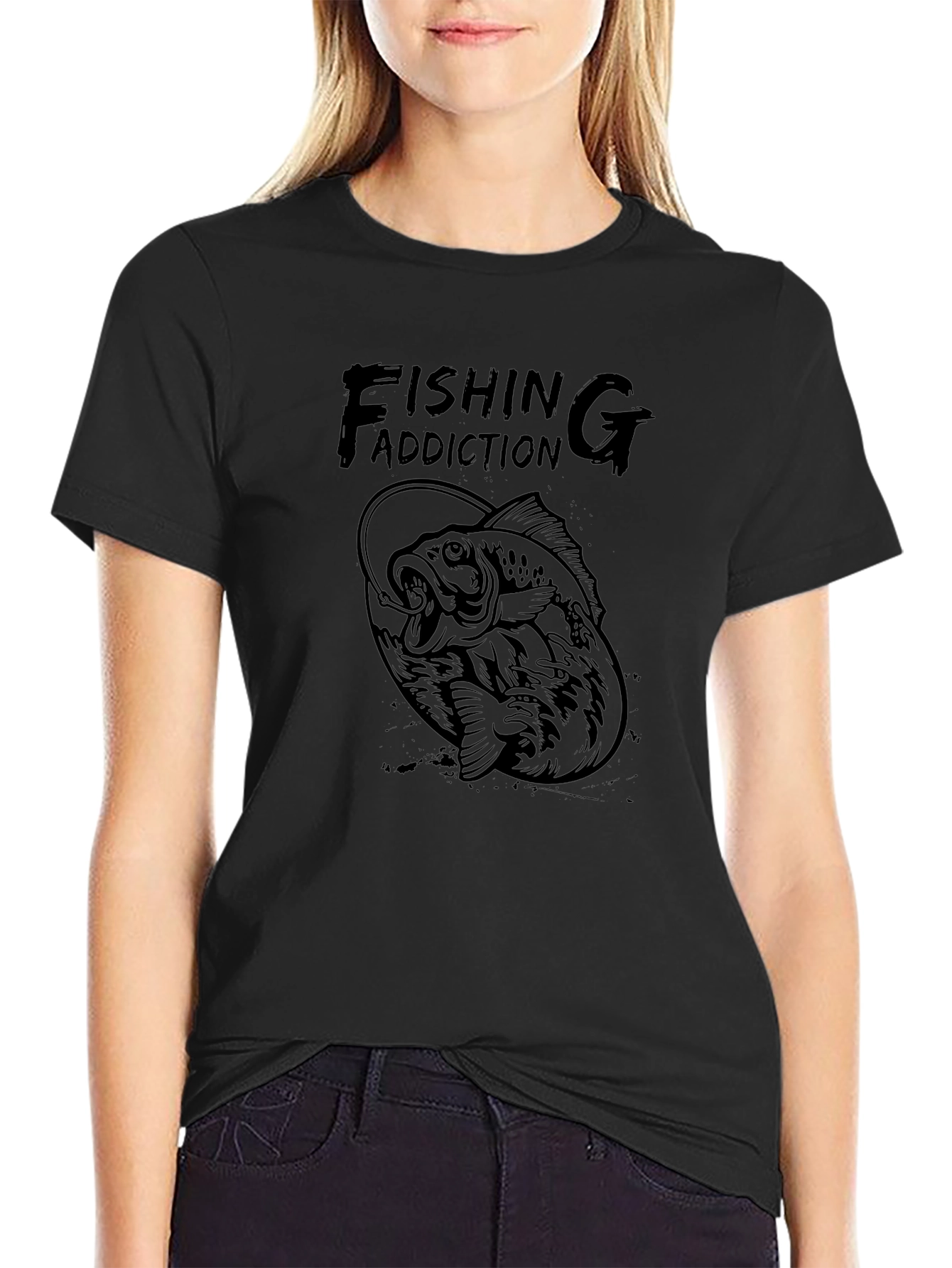 Fishing Addiction Graphic Tee - Anglers Choice