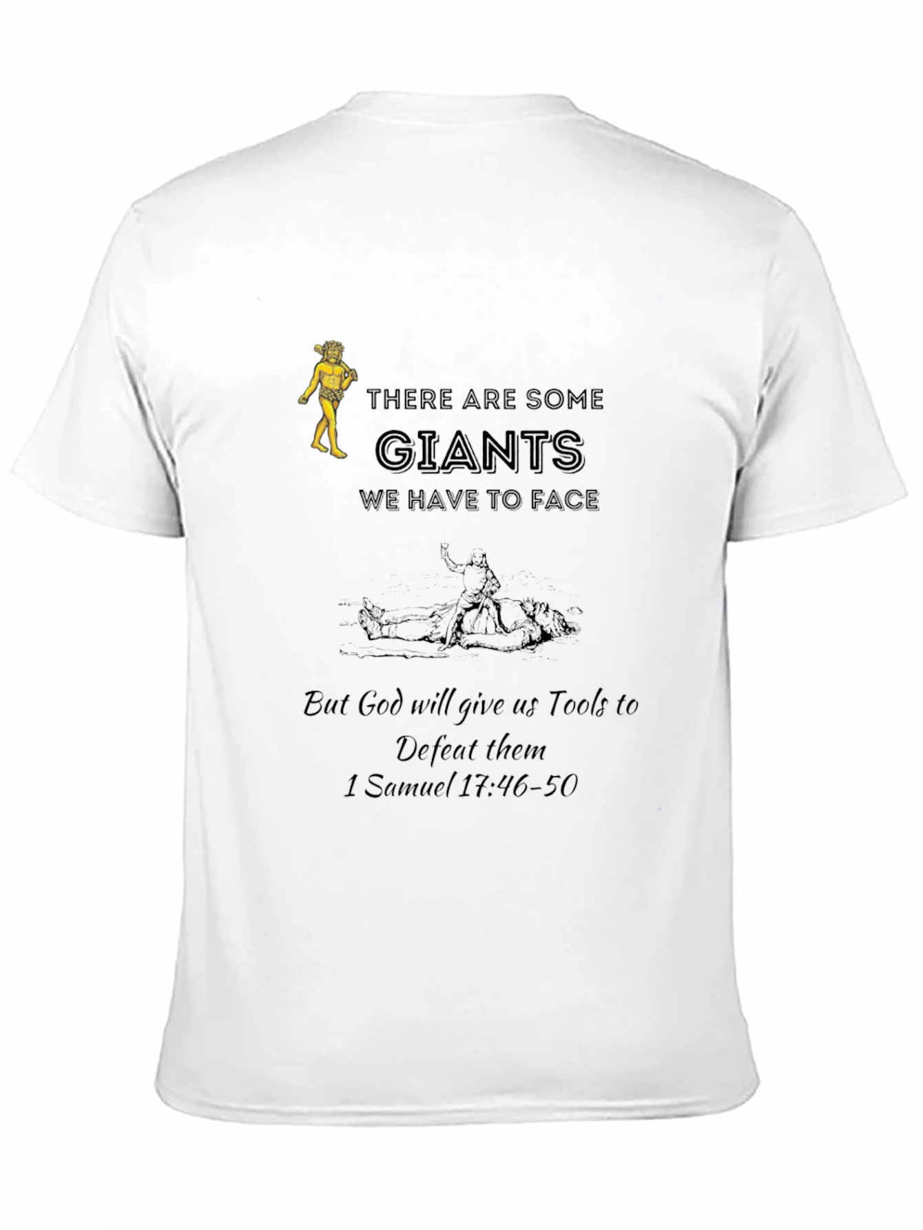 Giants We Face T-Shirt - Christian Apparel
