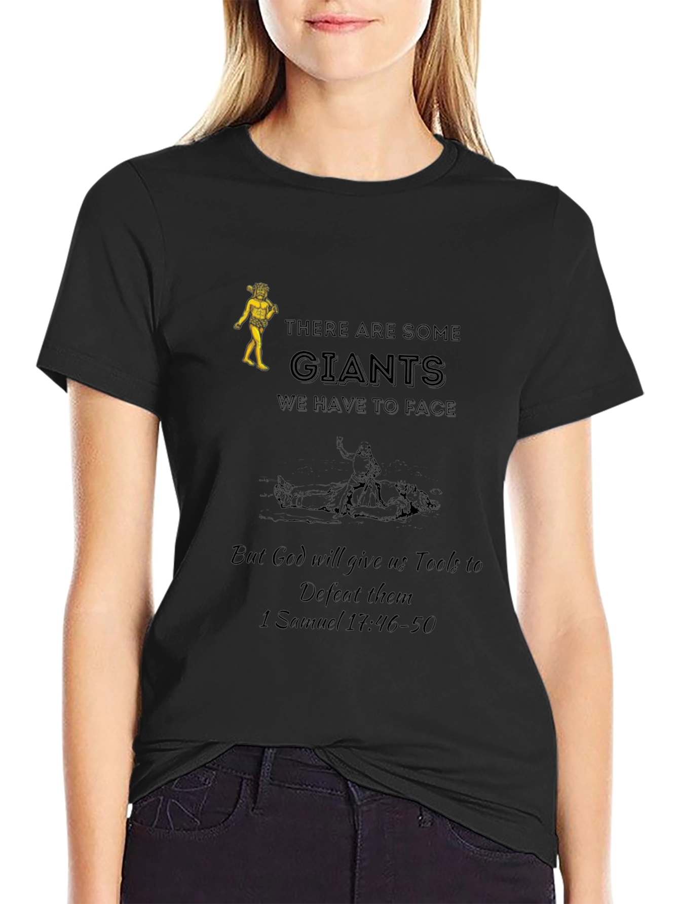 Giants We Face T-Shirt - Christian Apparel