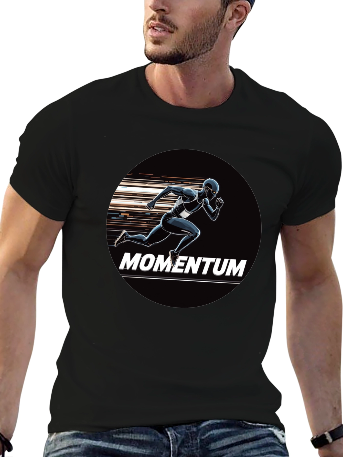Momentum Graphic Tee - Stylish Athletic Design