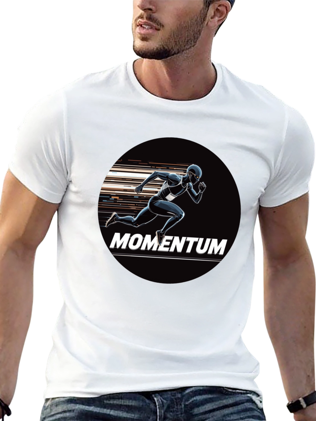 Momentum Graphic Tee - Stylish Athletic Design