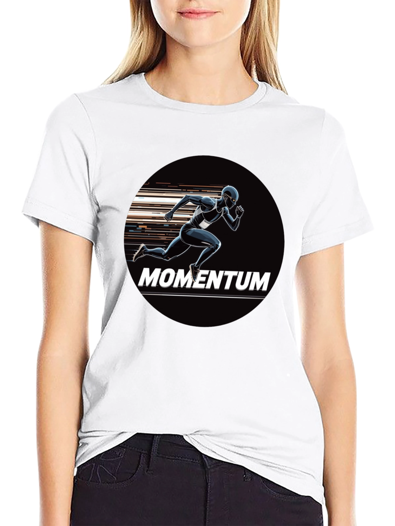 Momentum Graphic Tee - Stylish Athletic Design