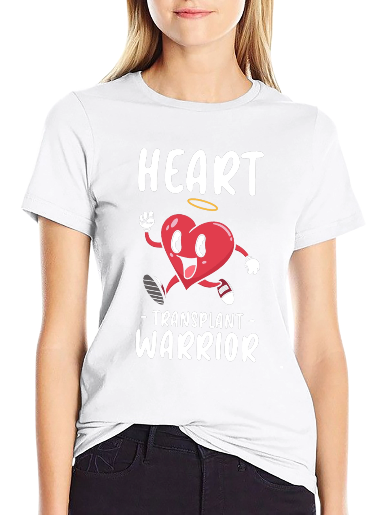 Heart Transplant Warrior Graphic T-Shirt