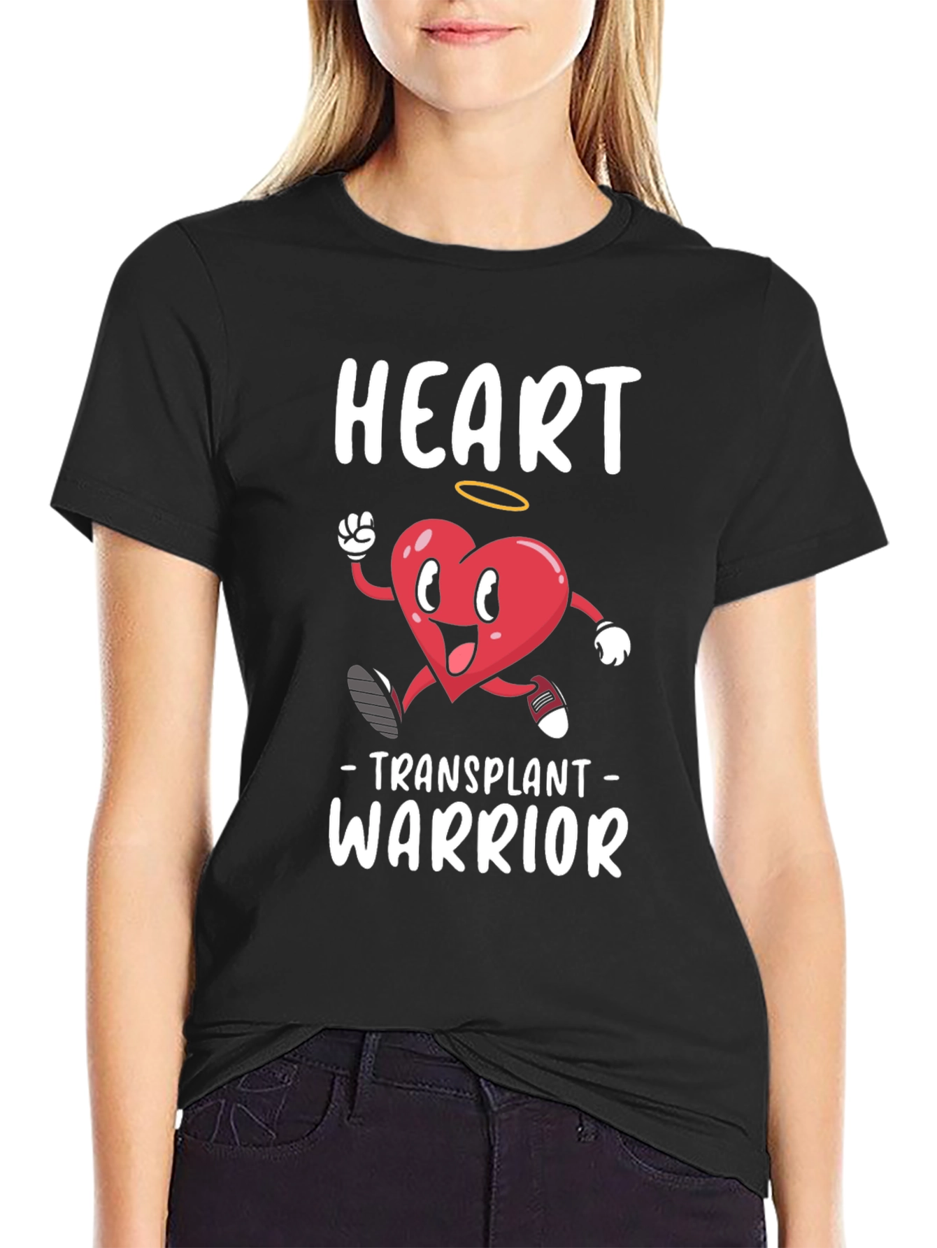 Heart Transplant Warrior Graphic T-Shirt