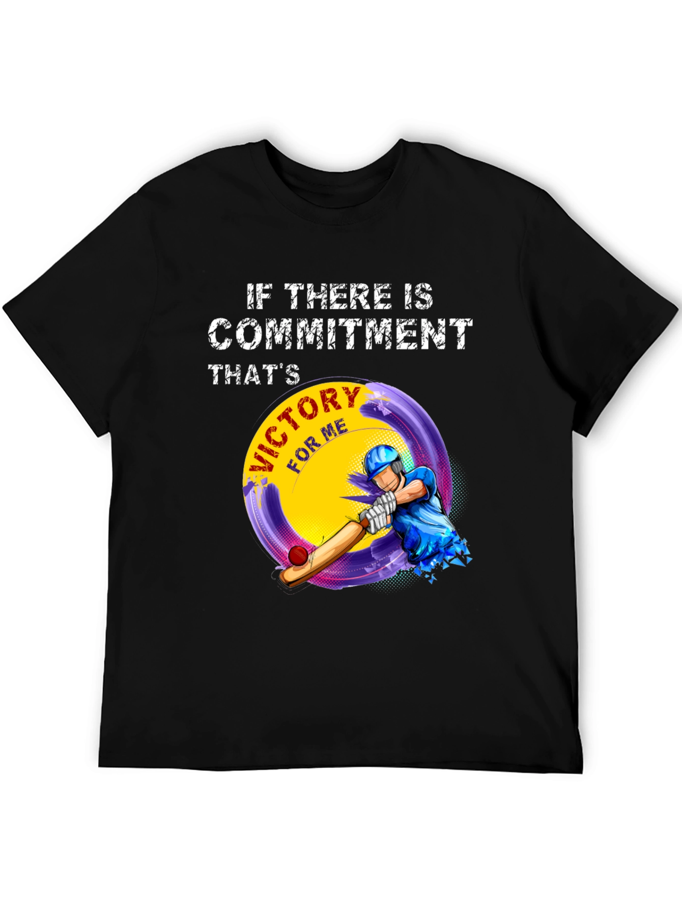 Commitment Victory Cricket T-Shirt