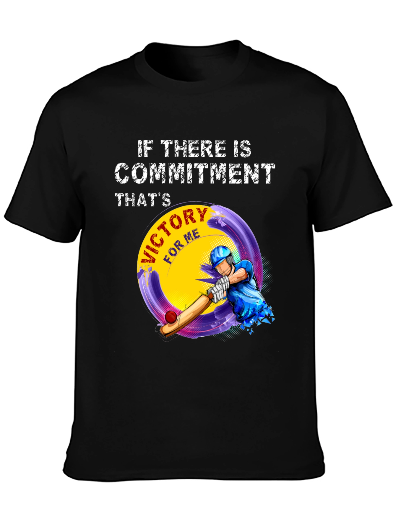 Commitment Victory Cricket T-Shirt