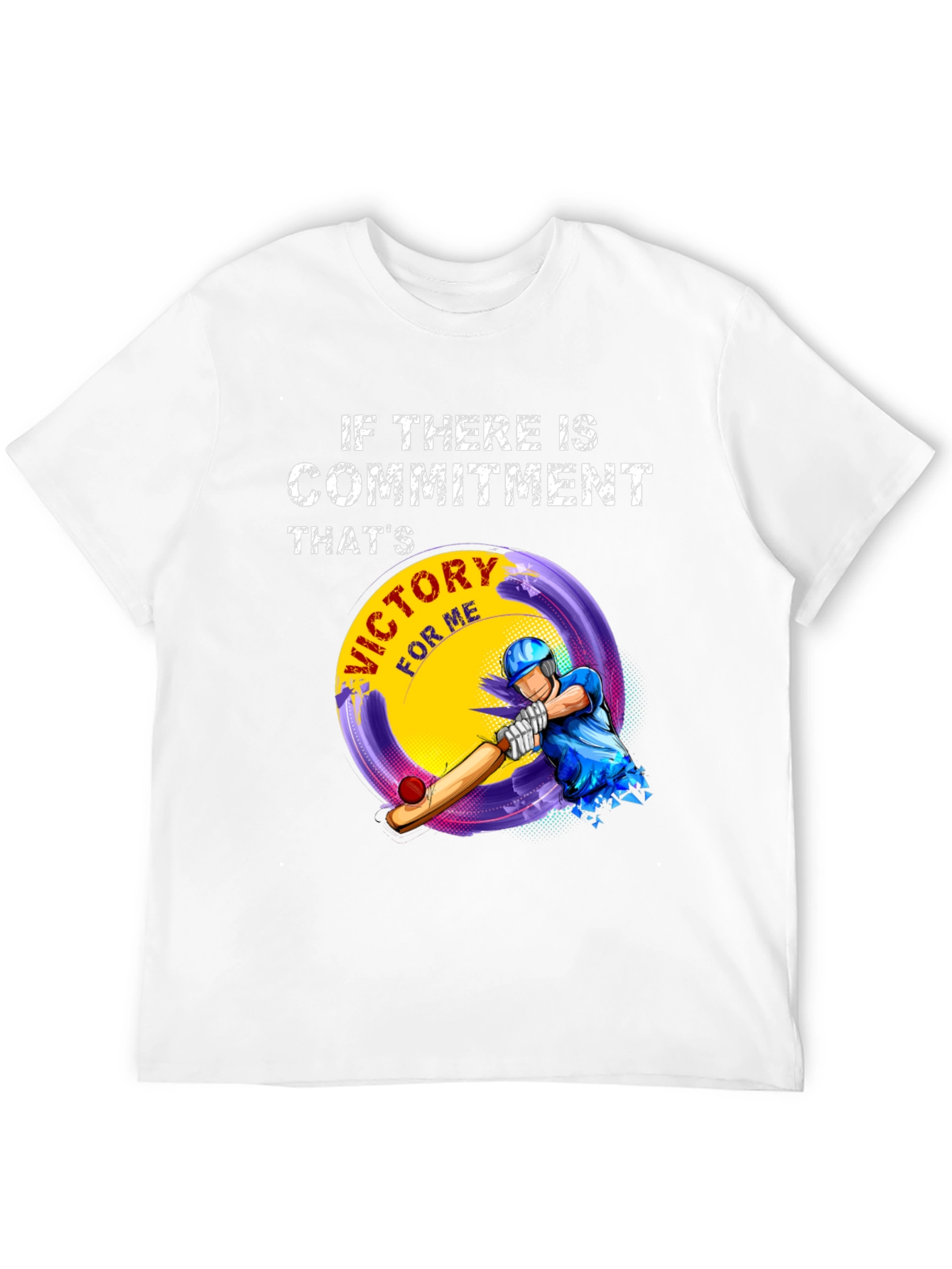Commitment Victory Cricket T-Shirt