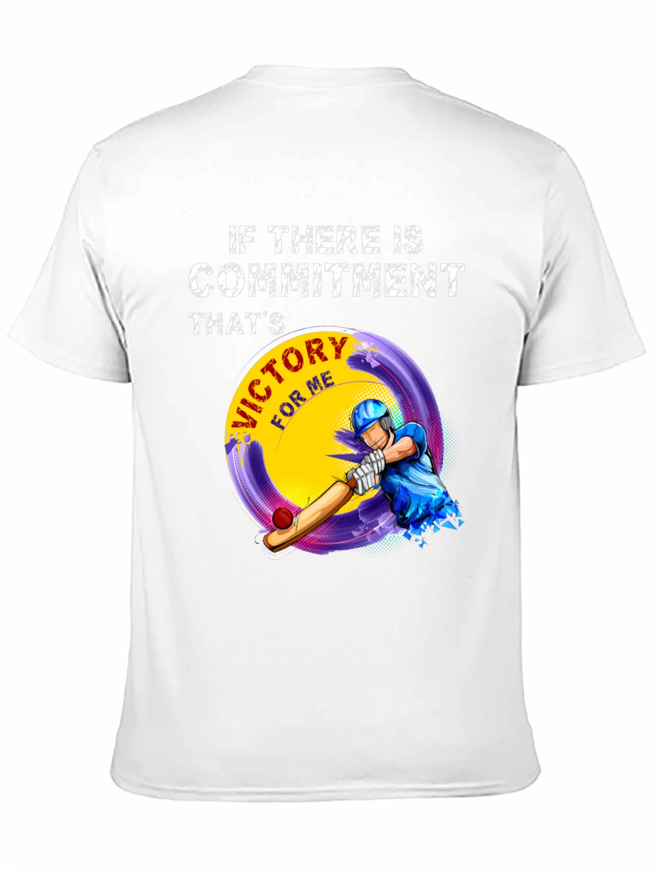 Commitment Victory Cricket T-Shirt