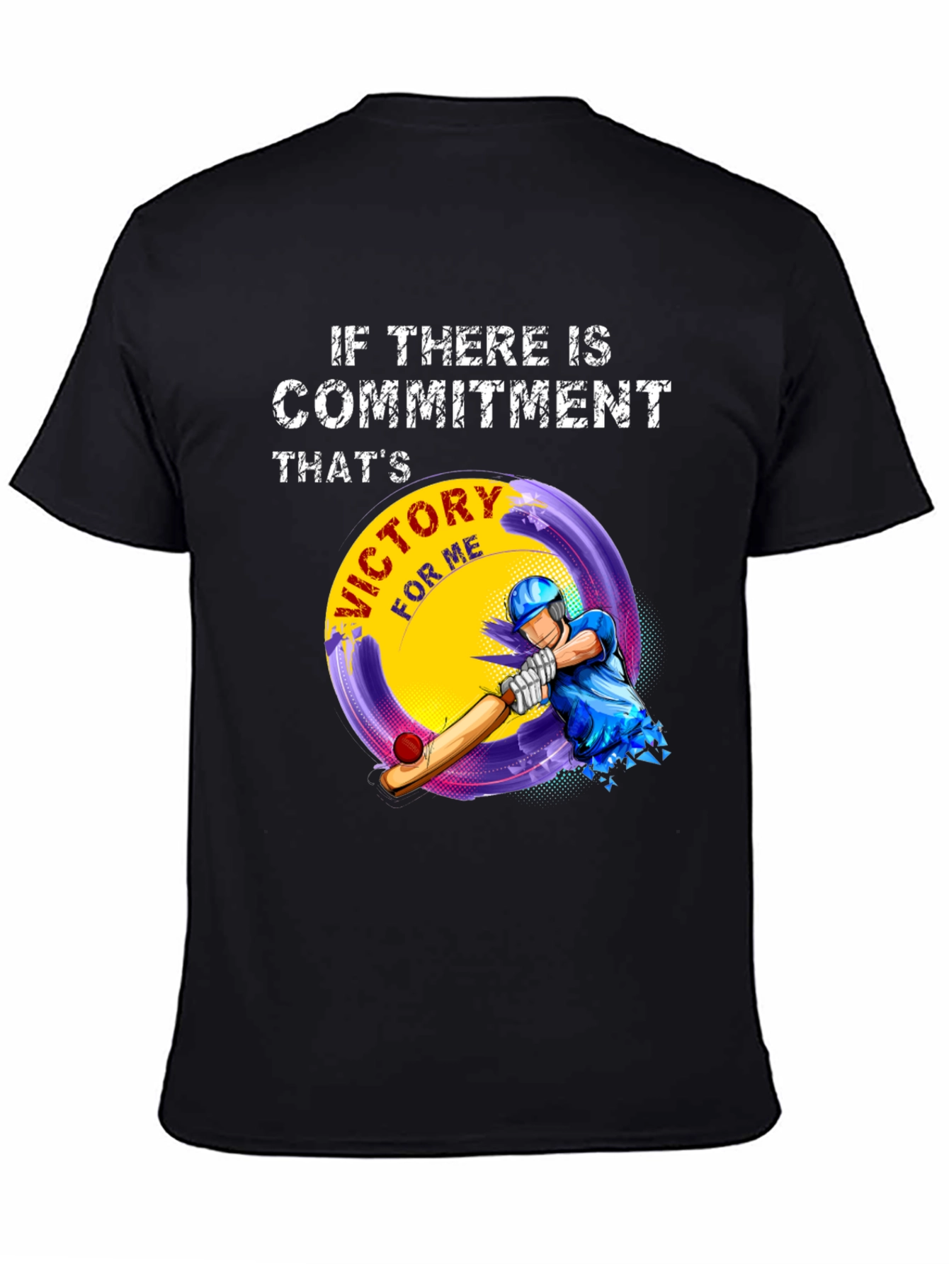 Commitment Victory Cricket T-Shirt