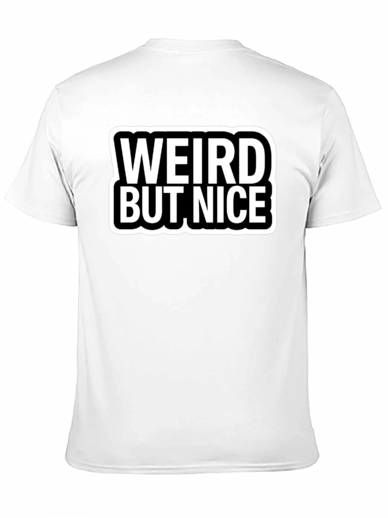 Weird But Nice Black Graphic Tee