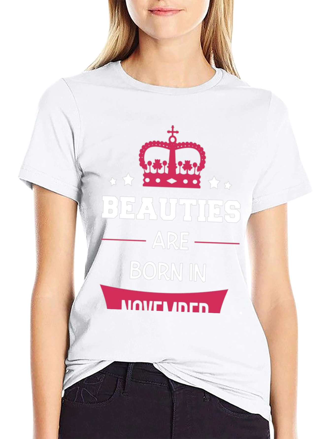 Beauties Born In November Graphic T-Shirt