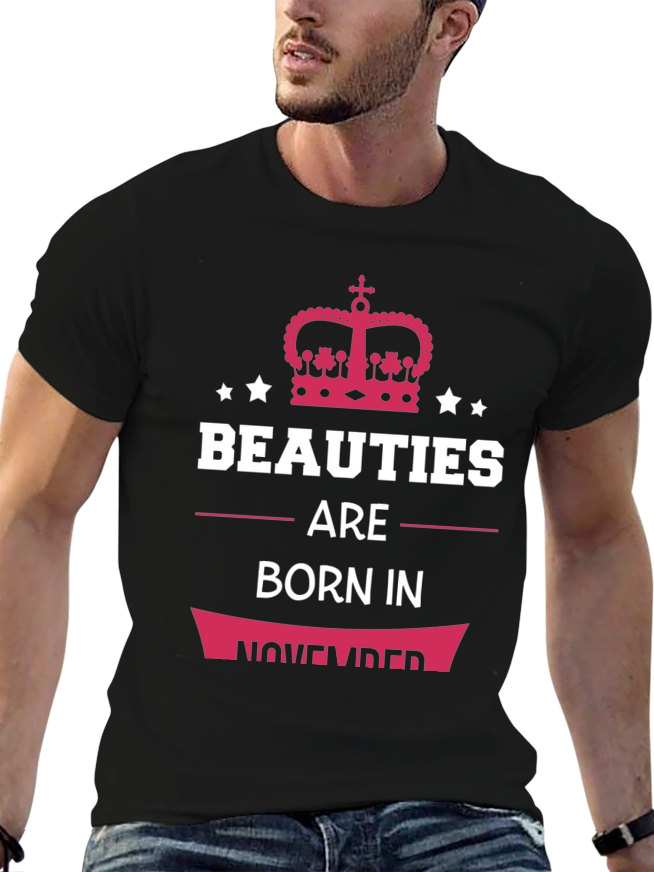 Beauties Born In November Graphic T-Shirt
