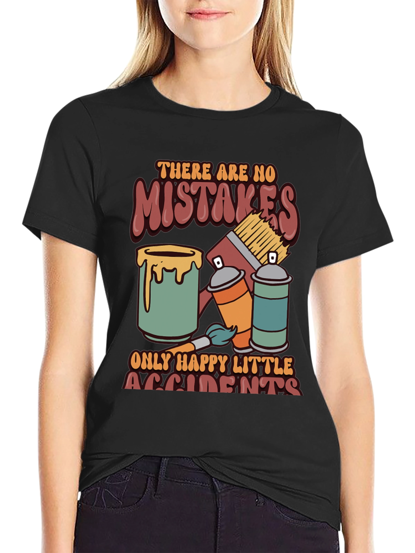 Happy Accidents Graphic Tee - Painter Gift