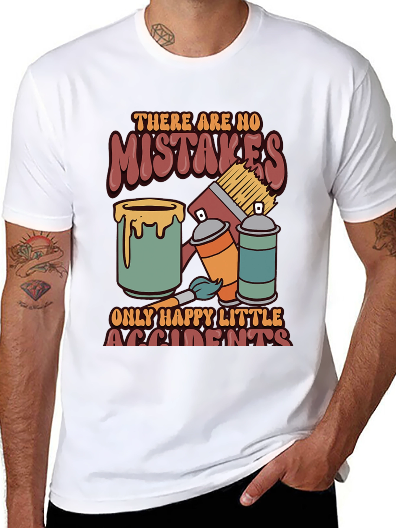 Happy Accidents Graphic Tee - Painter Gift