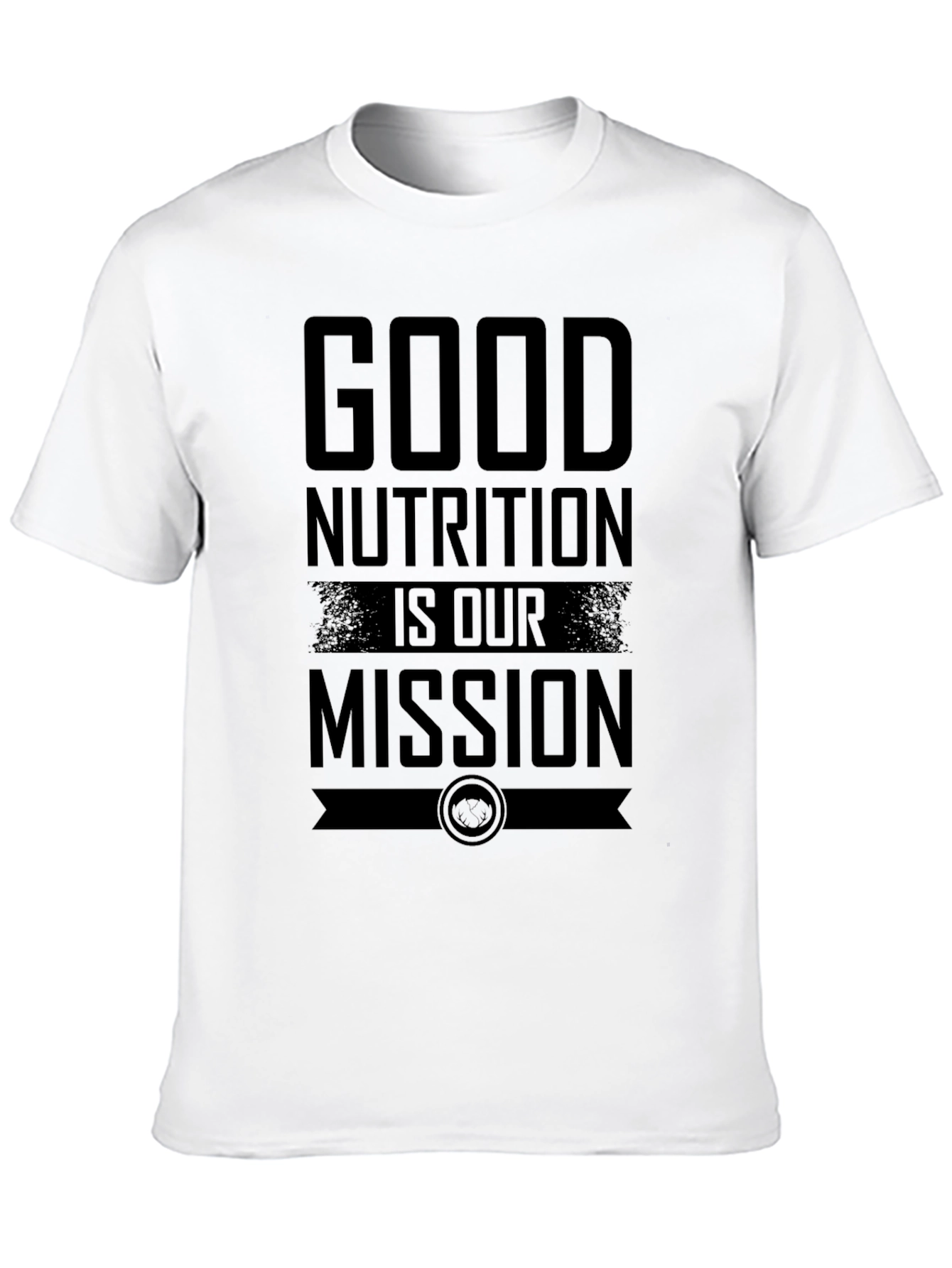 Good Nutrition is Our Mission Black T-Shirt
