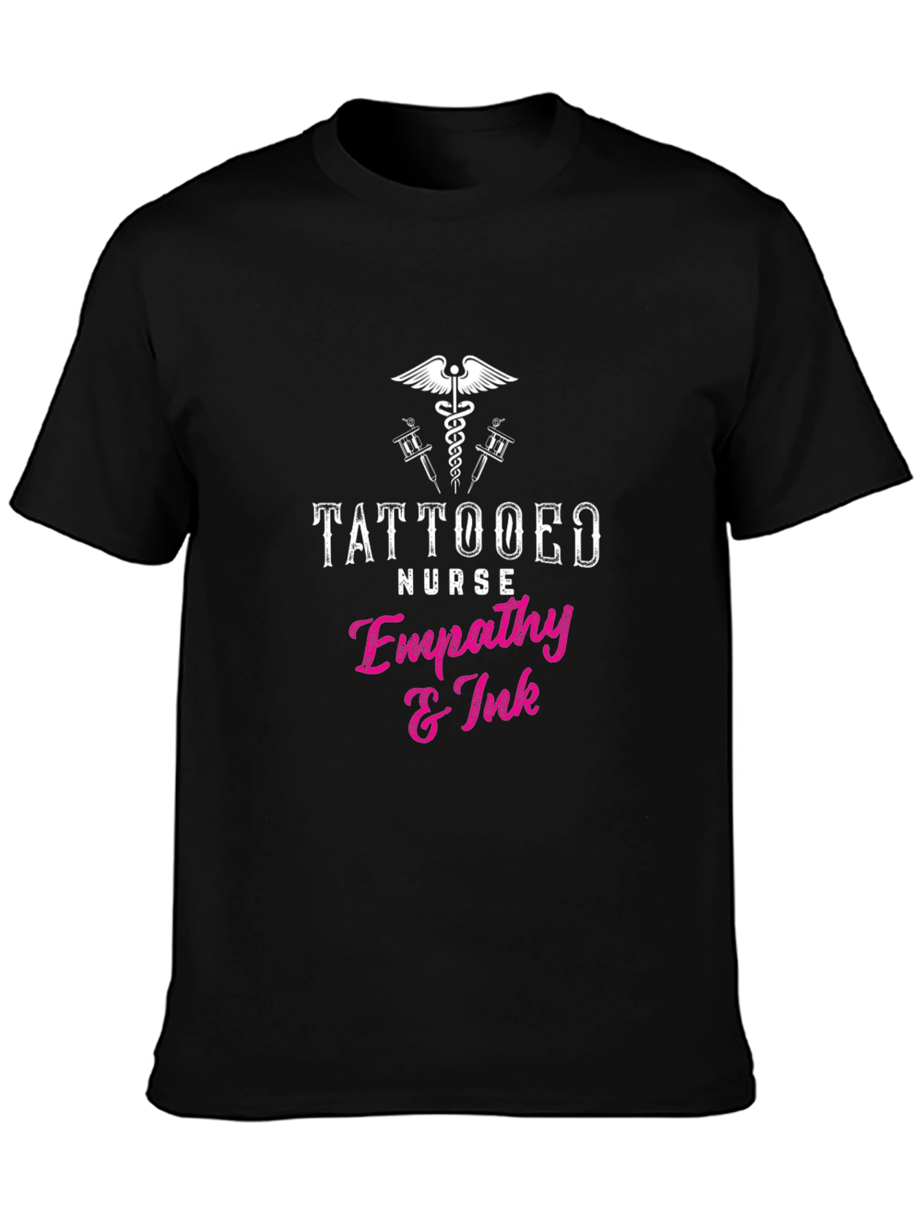 Tattooed Nurse Empathy & Ink Graphic T-Shirt