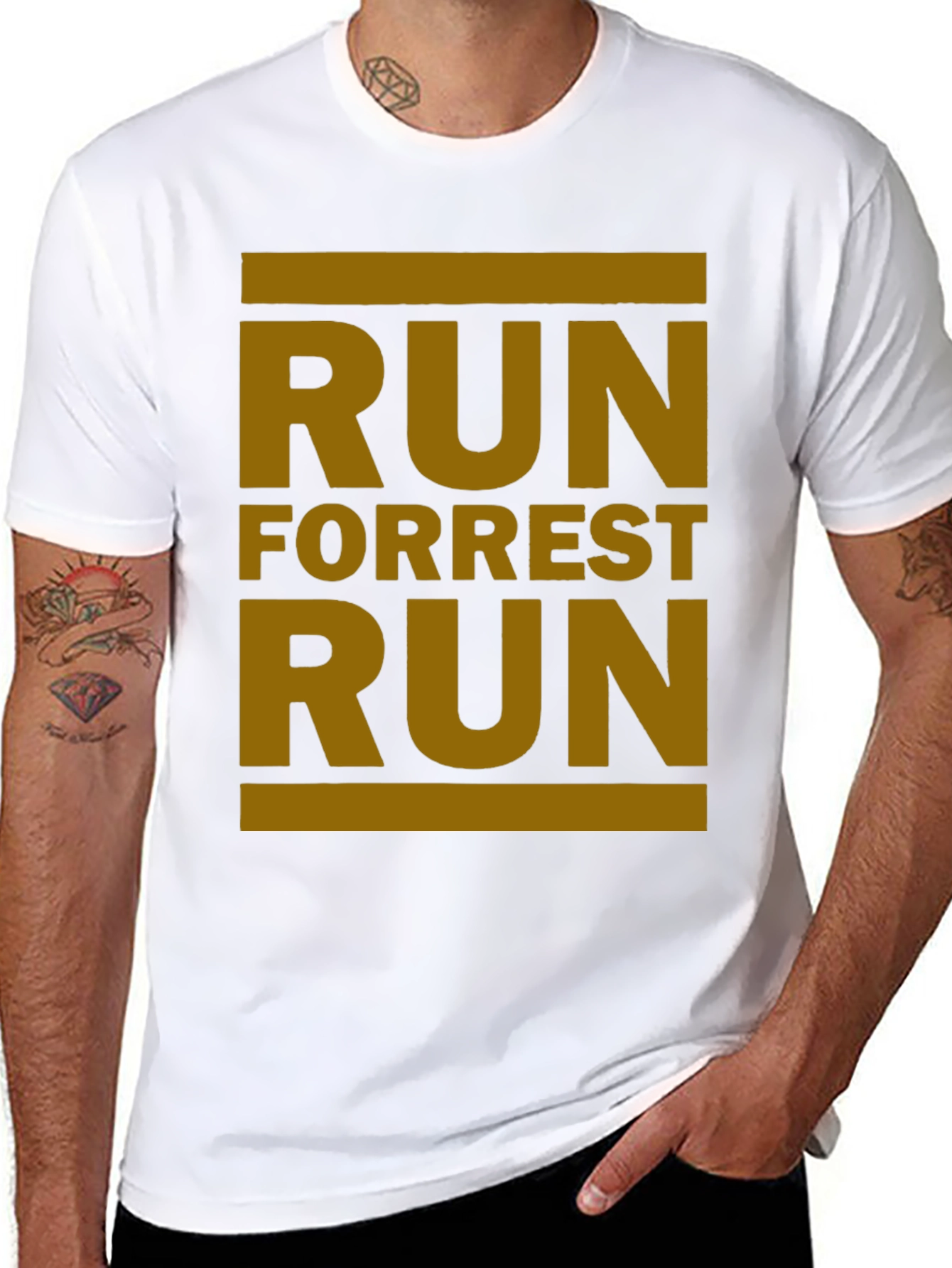Run Forrest Run T-Shirt - Iconic Movie Tee