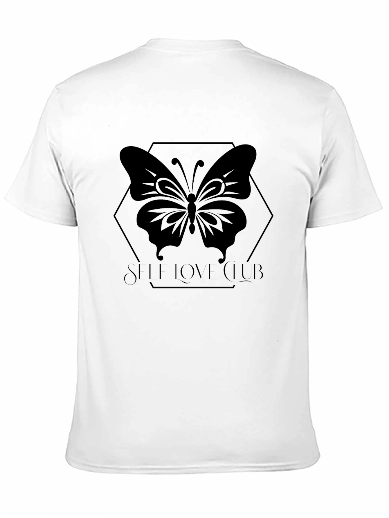 Self Love Club Butterfly T-Shirt - Black