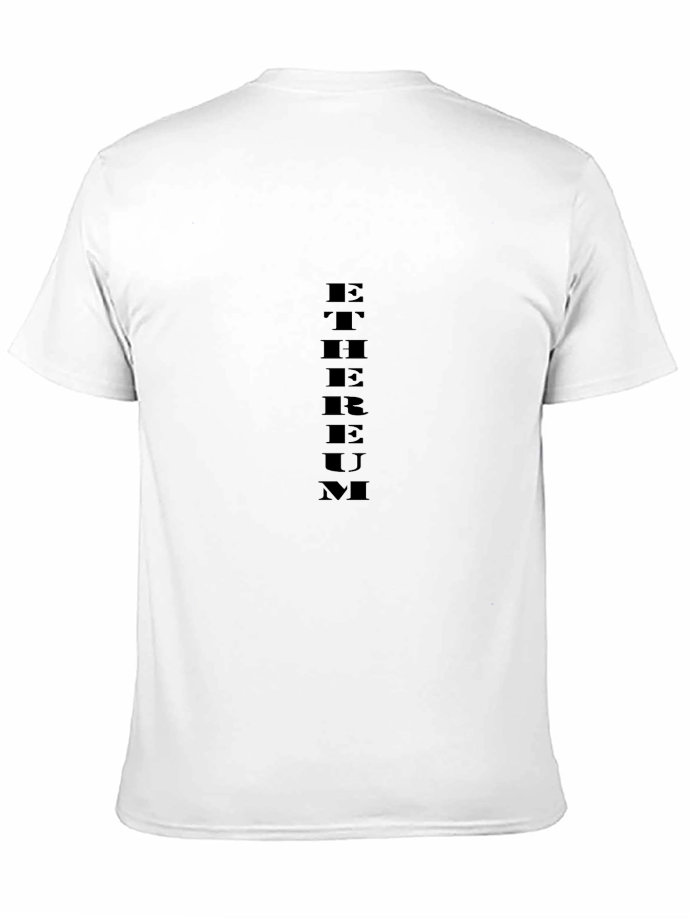 Ethereum Black T-Shirt - Crypto Fashion
