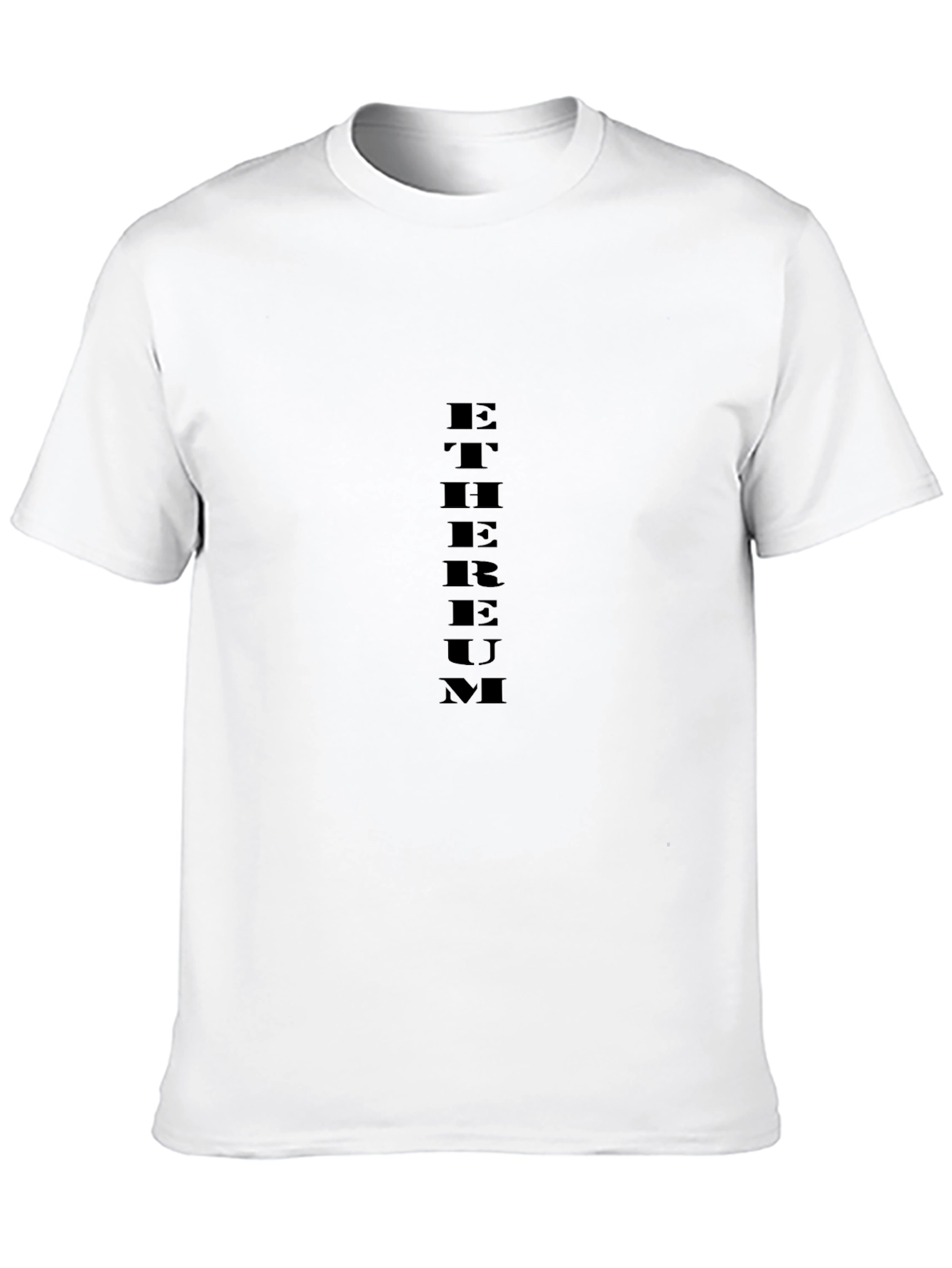Ethereum Black T-Shirt - Crypto Fashion